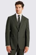 Italian Tailored Fit Dark Green Trousers image