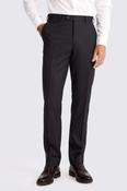 Italian Tailored Fit Navy Stripe Trousers image