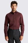 Tailored Fit Wine Stretch Shirt image