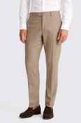 Italian Tailored Fit Camel Trousers image