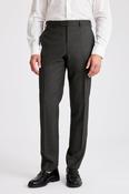 Italian Tailored Fit Charcoal Trousers image