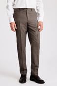 Italian Tailored Fit Light Brown Trousers image
