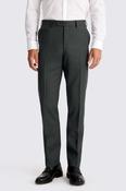 Italian Tailored Fit Dark Green Trousers image