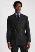 Tailored Fit Navy Stripe Suit
