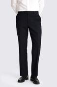  Regular Half Canvas Fit Navy Check Trousers image