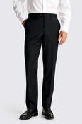 Tailored Fit Navy Brown Stripe Performance Trousers image