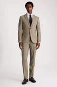 Slim Fit Brown Twill Tweed Suit image