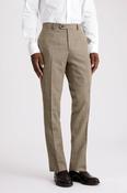 Slim Fit Brown Twill Tweed Trousers image