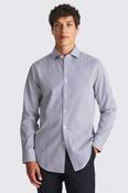 Tailored Fit Navy Stripe Non-Iron Shirt image