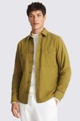 Olive Moleskin Overshirt image
