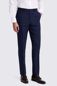 Italian Tailored Fit Bright Blue Trousers image