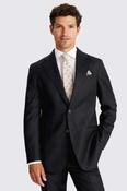 Italian Tailored Fit Navy Check Trousers