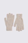Taupe Melange Cashmere Blend Gloves