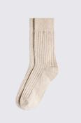 Oatmeal Melange Socks