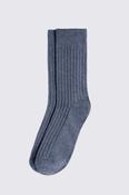 Denim Blue Melange Socks image