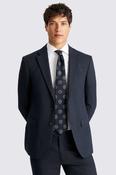 Slim Fit Navy Puppytooth Jacket  image