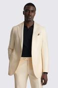Italian Tailored Fit Off-White Twill Trousers image