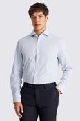 Tailored Fit Navy Narrow Stripe Shirt image