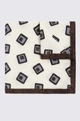 Italian Cream Wool Square Pocket Square image