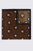 Italian Copper Wool Pocket Square