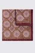 Italian Raspberry Double Faced Wool Pocket Square image