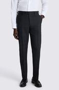 Italian Tailored Fit Navy Check Trousers image