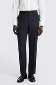 Regular Fit Navy Check Trousers image