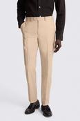 Tailored Fit Neutral Marl Performance Trousers image