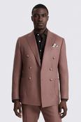 Slim Fit Mauve Twill Linen Suit image
