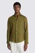 Olive Linen Shirt image