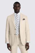 Tailored Fit Neutral Twill Linen Jacket image