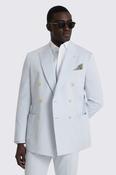 Tailored Fit Pale Blue Cotton Suit image