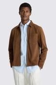 Chestnut Nubuck-Leather Jacket image