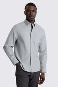 Mid Blue Washed Cotton Oxford Shirt image