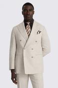Italian Tailored Fit Neutral Linen-blend Suit image