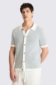 Emerald Two Tone Cotton Knitted Shirt image