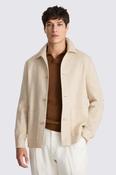 Neutral Twill Linen Shacket  image