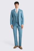 Tailored Fit Teal Slub Jacket image