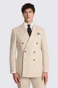 Relaxed Fit Ecru Twill Linen Cotton Suit image