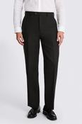 Black Twill Linen Cotton Trousers image