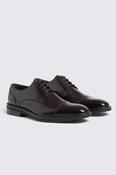 John White Broad Brown Wide Fit Derby Shoe image