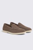 Almond Lewisham Relaxed Suede Loafers image
