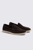 Brown Lewisham Relaxed Suede Loafers image