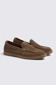 Dark Camel Lewisham Relaxed Suede Loafers image