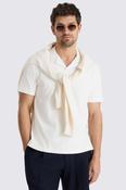 Off-White Terry Towelling Cotton Polo Shirt image