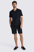 Navy Terry Towelling Cotton Shorts image