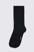 Midnight Mercerised Ribbed Sock image