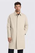 Light Taupe Oversized Cotton Raincoat  image