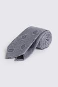 Italian Blue Silk Medallion Tie image
