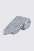 Blue Linen Knitted Tie image